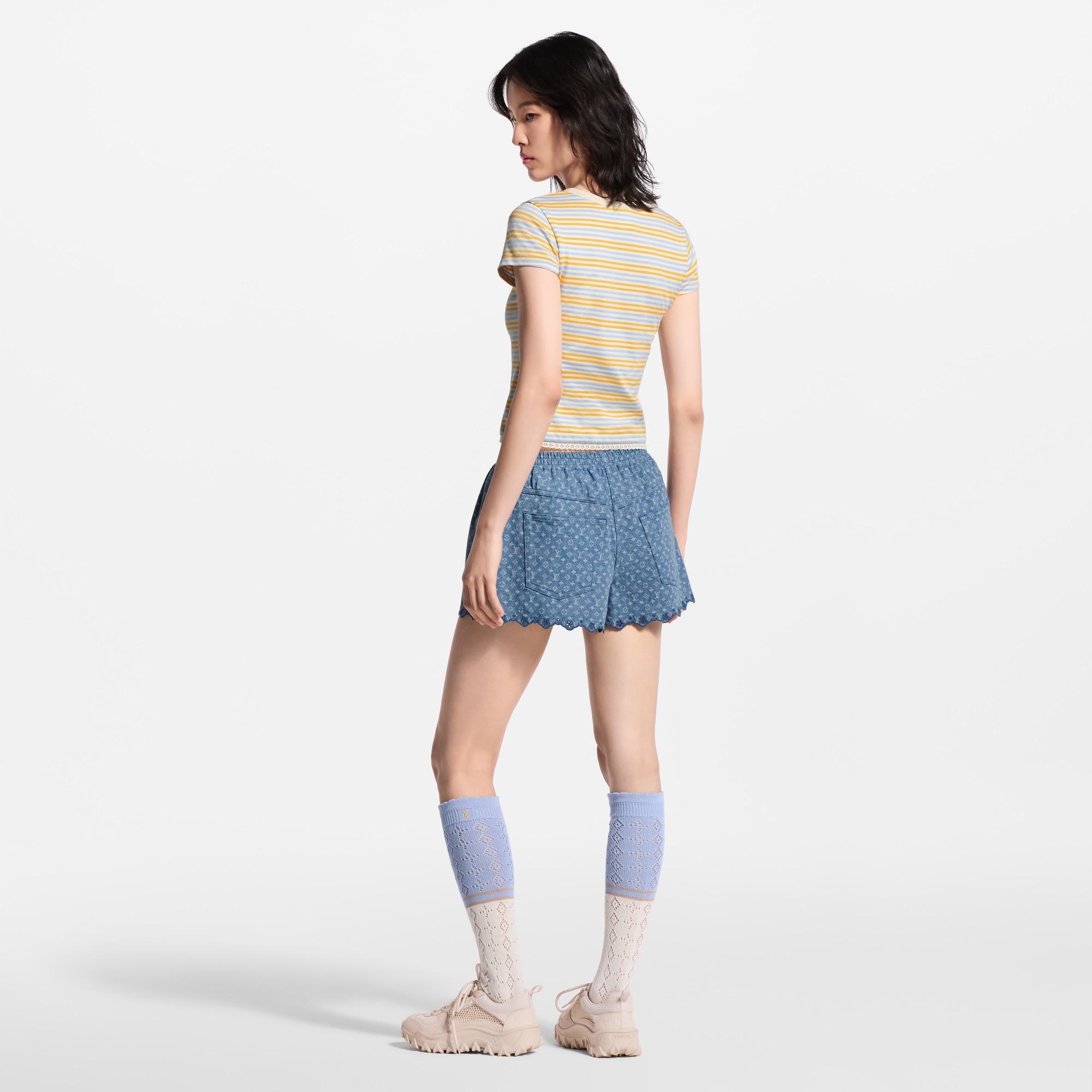 モノグラム・デニム ミニショートパンツ ｜ルイ・ヴィトン 公式サイト